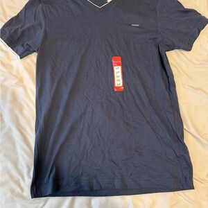 Guess Men's Blue T-Shirt